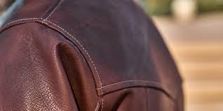 Brown Leather Jackets Mens, TAGUAS SIDE HUSTLES